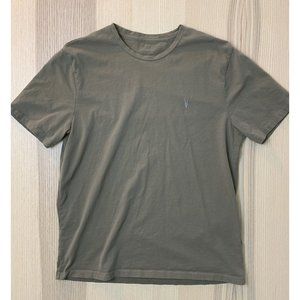 All Saints Mens Olive T-Shirt